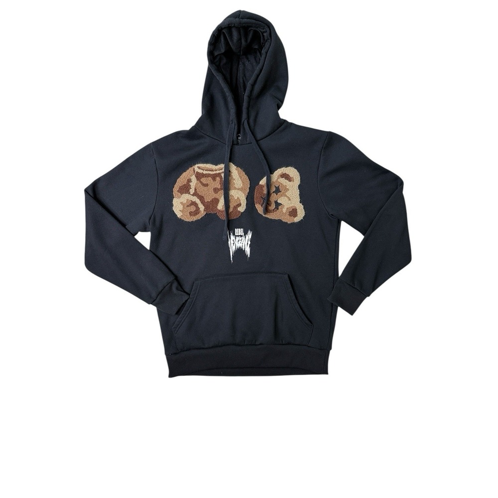 Rebel Vengeance Headless Teddy Bear Hoodie Streetwear Size Medium